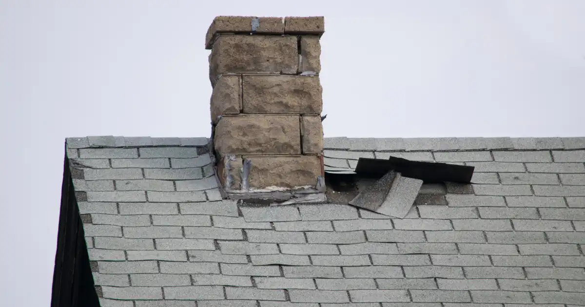 damage roof