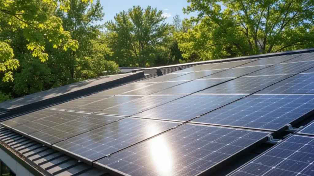 solar panels roof ventilation