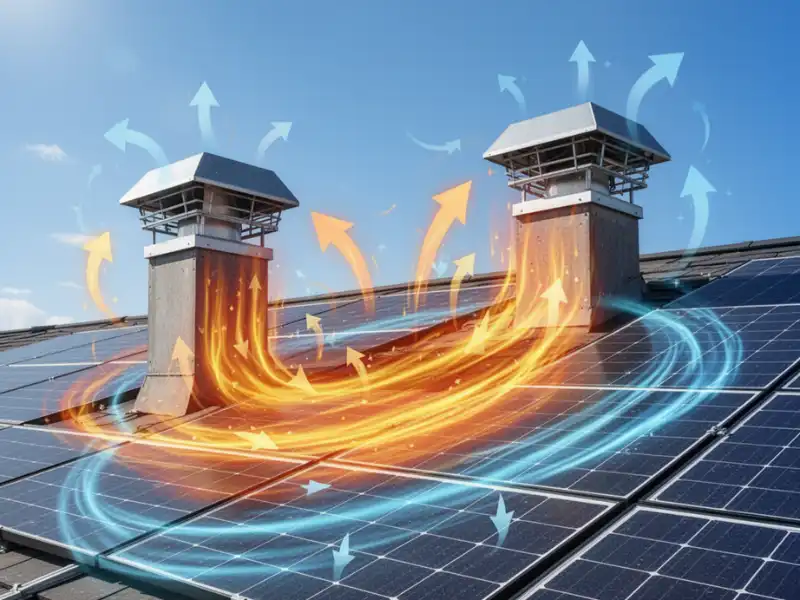 How Roof Ventilation Regulates Solar Panel Operating Temperature